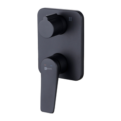 Lemark LM3727BL Смеситель Lemark Bronx LM3727BL для ванны и душа встраиваемый с 2-функц. дивертором, черный фото