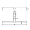 Gessi Rilievo 59415#299 Двойной держатель туалетной бумаги, цвет: nero XL