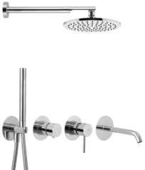Remer X Style X96D3SET Душевая система, цвет: хром фото