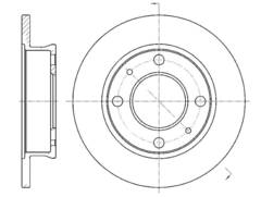 Диск тормозной G-brake  GR-01728