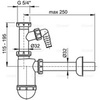 Alcaplast A430P Сифон для раковины