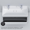 Am.Pm M50AFHX1203WM Inspire V2.0. База под раковину. подвесная. 120 см. 3 ящика. push-to-open. белый матов