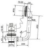 BelBagno BB-OVF-02-ORO Слив-перелив с гидрозатвором, цвет: золото