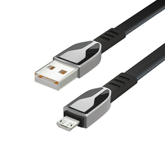 Кабель для зарядки BY Графика Micro USB, 1м, QC3.0, черный