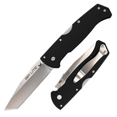 Фото Нож складной Cold Steel Air Lite Tanto Point, сталь AUS-10A, рукоять G10, черный