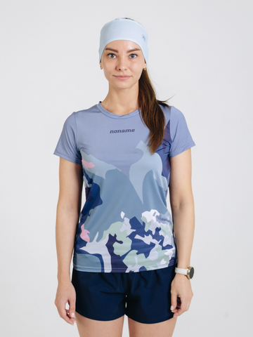 Женская спортивная тренировочная футболка Noname Miler T-Shirt SS 25 WOS blue