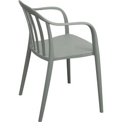 Стул с подлокотниками Flores Grey Green