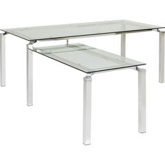 Стол письменный Lorenco Corner Chrome
