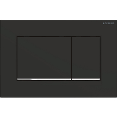 Geberit Sigma 30 115.883.14.1 Клавиша смыва для унитаза чёрная/хром фото