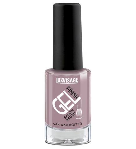 LuxVisage Лак для ногтей GEL finish тон 39 серо-лиловый дымчатый  9мл