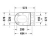 Duravit SensoWash Starck 612000000000000 Сиденье для унитаза с функцией биде, ширина, мм-378, глубина, мм-574, тип шарниров-с плавным опусканием, материал сиденья-дюропласт, цвет-белый глянцевый
