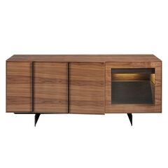 Сервант MK2005SB /3218 из ореха с внутренним освещением