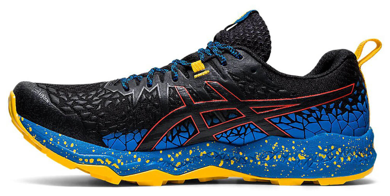 Asics Fujitrabuco Lyte кроссовки внедорожники мужские черные-синие - 5