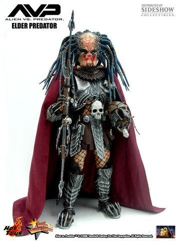 Фигурка Хищник Старейшина из фильма Чужой против Хищника Hot Toys 1/6