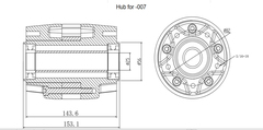 Передний колёсный диск Harley Davidson для Touring, Softail, Including Heritage, Fatboy, Deluxe, Deuce, Slim, Springer 1984–2021, с диаметром 21