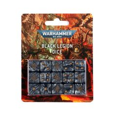 Набор кубиков Warhammer Dice Black Legion