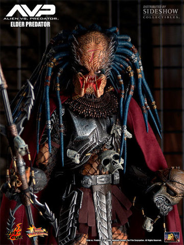 Фигурка Хищник Старейшина из фильма Чужой против Хищника Hot Toys 1/6