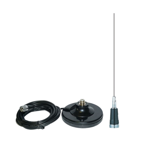 Автомобильная антенна VHF диапазона OPTIM VHF-1 MAG на магнитном основании 120мм