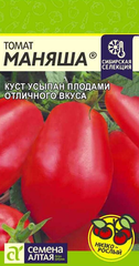 Семена Томат Маняша, высота 40 см, масса 100 гр, цв 0,05 гр