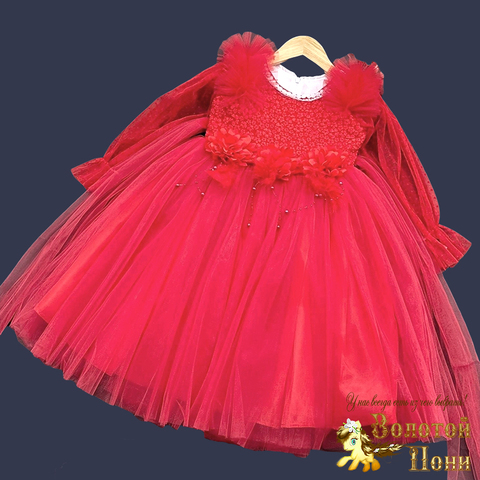 Платье нарядное д (7-11) 251214-DS548