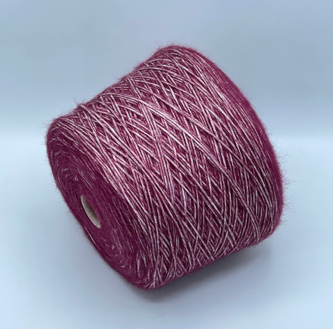 Pecci Filati, Cocker, 200м. 22% Альпака, 14%Шерсть,64% Хлопок, Ягодный, меланж(919/380), 39824