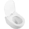 BelBagno BB7026CH-TOR-BFS/SC Унитаз подвесной безободковый со смывом "Торнадо", с функцией биде, без смесителя, с сиденьем дюропласт soft close