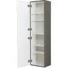 BelBagno DUE-1500-2A-SC-GM-P DUE Шкаф подвесной с двумя распашными дверцами с доводчиками, с двумя полками, универсальный ,Оружейная сталь, 400x300x1500