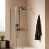 Ideal Standard Ceratherm Solos A7883XG Душевая система с термостатическим смесителем для душа Silk Black (Черный матовый)