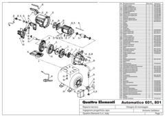 Деталь QUATTRO ELEMENTI A601/801 диафрагма (645-242-005)
