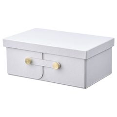 Коробка с отделениями IKEA SPINNROCK (СПИННРОКК), Белый, 25x16x10 см