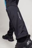 Премиальный костюм для лыж и зимнего бега Nordski Hybrid Hood Warm Light Blue
