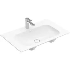 Villeroy&Boch Finion 416484R1 Раковина 80x50 c отверстием для смесителя, грязеотталкивающее покрытие-CeramicPlus, цвет-альпийский белый фото
