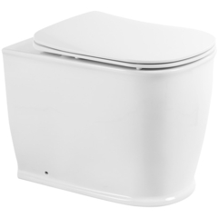 BelBagno Prado BB10150CB/BB10150SC Унитаз приставной безободковый, цвет: белый фото