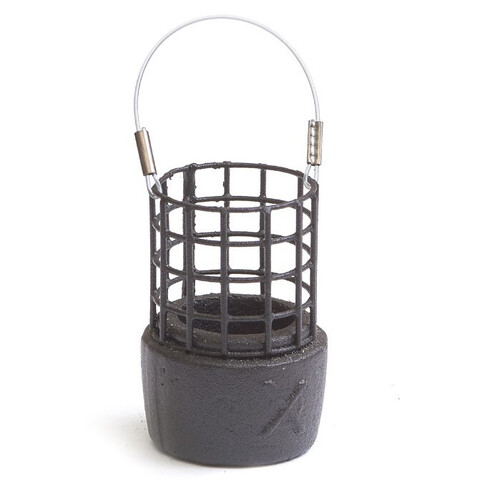 Груз-кормушка мет. X-FEEDER ME BULLET ROCKET M GRID 090 г (26 мл, цвет Matt Black, сварная сетка)