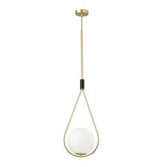 4810/1A PENDANT ODL21 415 золтой/черный/белый Подвес E14 1*40W FLARI
