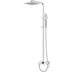 BelBagno Luce LUC-VSCM-CRM Душевая система со смесителем, цвет: хром фото