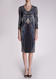 Платье из вискозы ROBERTO CAVALLI