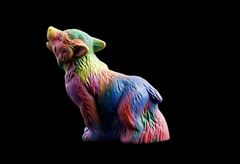 Силиконовый молд Волчонок 3 D