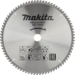 Пильный диск универсальный 305x30x2,8/2x80T Makita D-65676