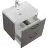 BelBagno DUE-500-2C-SO-SAT-P DUE База под раковину подвесная с двумя выкатными ящиками, Сатин, 506x423x500