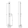 Gessi Outdoor 57207#237 Душевая система, матовая сталь