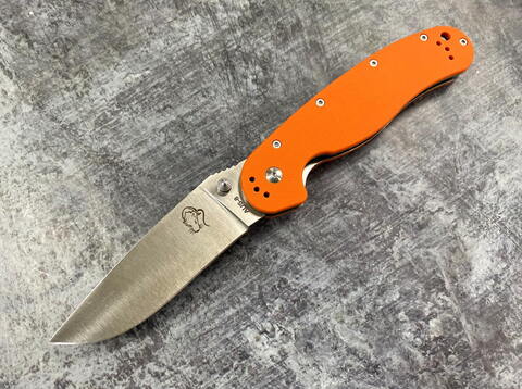 Складной нож Крыса Orange, сталь AUS-8, рукоять G10, RAT01-OR
