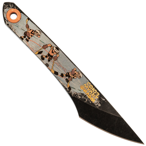 Нож скелетный N.C.Custom Koi Шайбу! Шайбу! Метеор, сталь AUS-8, BW