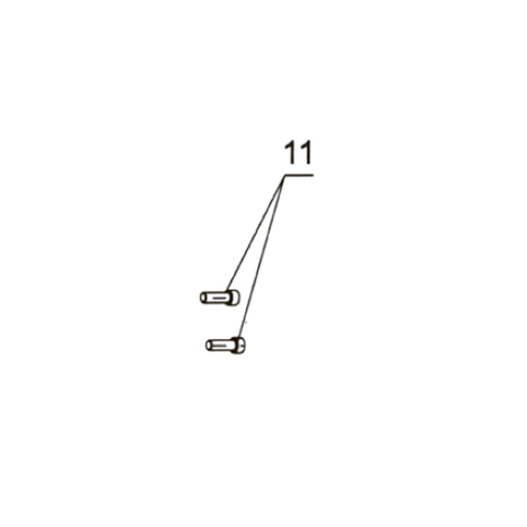 Цена на Запчасть №11 для PAG311BWT. Винт М6х18