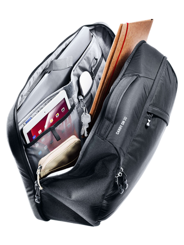 Картинка рюкзак городской Deuter Carry On 30 black - 8