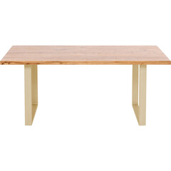Стол Jackie Oak Brass 200x100 см