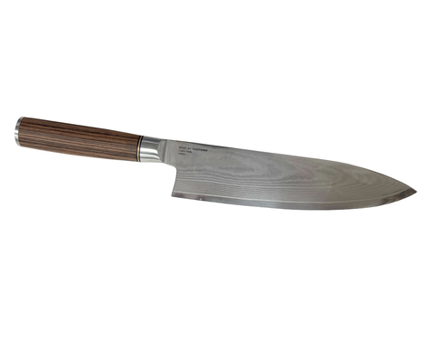 Кухонный нож Шеф FT-series 20см, VG-10, DAMASCUS, рук-ть дерево, арт.278001