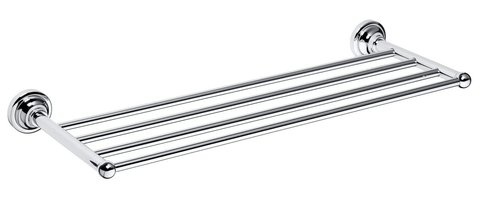 Bemeta Retro 144302182 Полотенцедержатель с полкой, цвет: хром