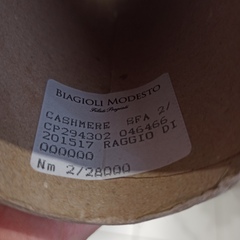 100% кардный кашемир Biagioli modesto 201517