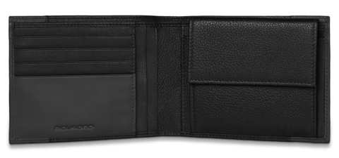 Кошелек Piquadro Pulse, чёрный, 13х9х2 см